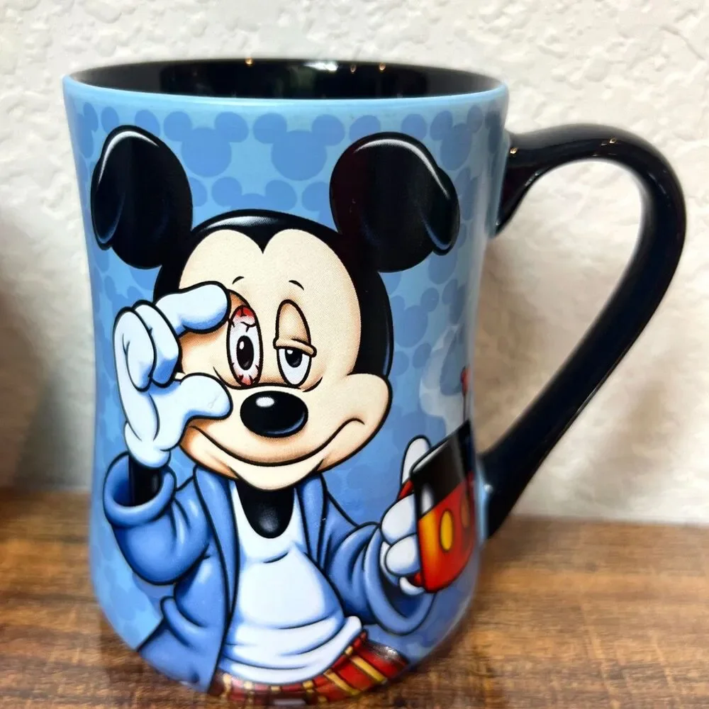 Lot of 4 Disney World / Land Collectible Ceramic Coffee/Tea Mugs - Varying Sizes